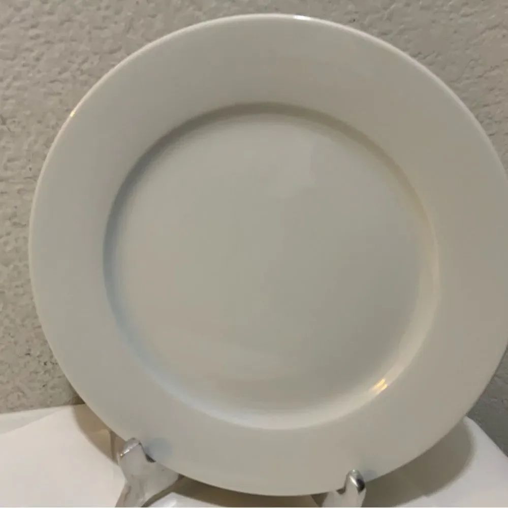 Pier 1 imports 11”Round Coupe Dinner Plate - LUMINOUS WHITE - Pier 1 Porcelain